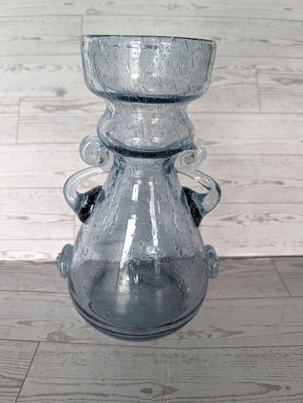 Vintage Mid-Century Polish Art Glass Vase, Wiesław Sawczuk Kamionka Łysa Góra